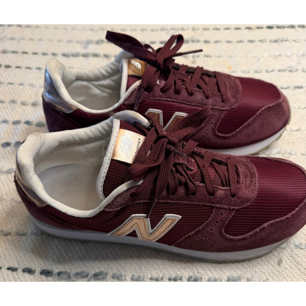 New Balance 311 Womens Burgundy Rose Gold Sneakers WL311BND Size 11